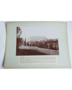 Photographie originale Château d'Allinges Haute-Savoie