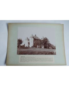 Photographie originale Château de Buffavent Lully Haute-Savoie