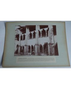 Photographie originale Cloître du Bourget Savoie