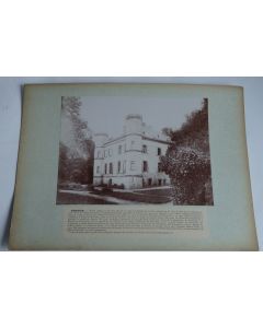 Photographie originale Château de Nernier Haute-Savoie