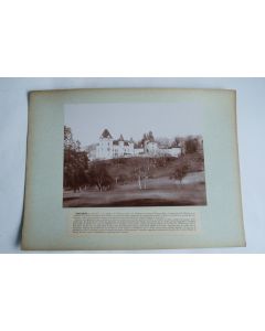 Photographie originale Château de Thorens Haute-Savoie