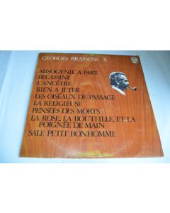 Vinyle 33T Chanson Georges Brassens ‎– X