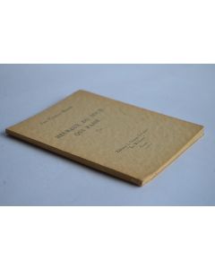 Livre Heureux du jour qui passe... Jean-Théodore Brutsch 1927