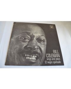 Vinyle 33T Gospel  Bill Coleman ‎– Sings And Plays 12 Negro Spirituals 