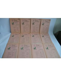 Le monde des oiseaux revue mensuel 17 ème année complète 1961/62