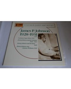 Vinyle 33T Jazz James P. Johnson* ‎– James P. Johnson 1928-31
