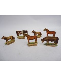 Ensemble jouets publicitaires animaux Droguerie de l’Étoile