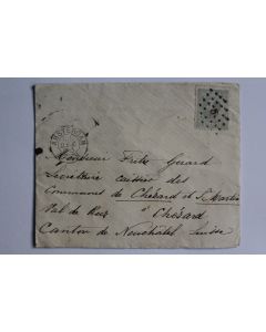 Entier postal Pays-Bas pour la Suisse cachet driebergen 1886