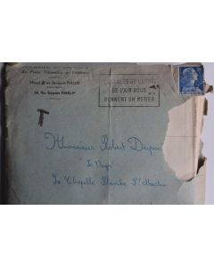 Enveloppe Courrier des Examens France armée de l'air 1958
