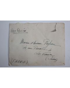 Enveloppe Iran par avion shah mohammed 1950