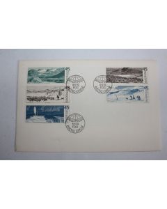 Enveloppe Suède Sverige FDC Arctic circle 1970 avec document