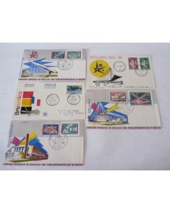 Enveloppes 1er Jour Exposition Universelle Bruxelles 1958