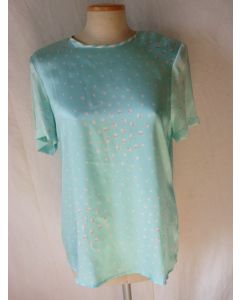 ESCADA Blouse soie bleue T 38