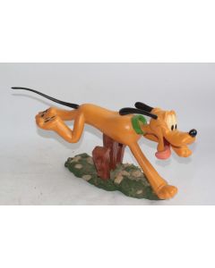 Figurine Chien Pluto Walt Disney Pluto jumping over fence