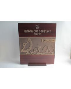 FREDERIQUE CONSTANT Présentoir publicitaire Montre bois
