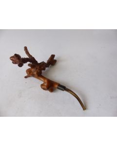 Fume cigarette pipe art populaire