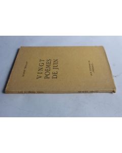 Gilbert TROLLIET envoi dédicace Vingt poèmes de Juin 1934