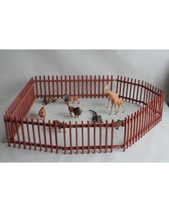 Girafe Lion Crocodile Zoo Elastolin Hausser composition Jouet