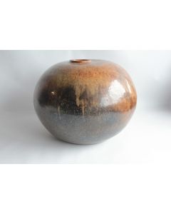 Grand vase boule céramique émaillée Rheinfelden Arnold Zahner Suisse