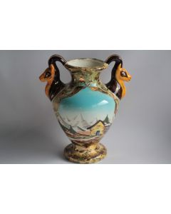 Grand vase faïence Rieubernet Chamois