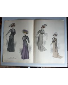 Grande Gravure Accessoires de Mode Femme 1908 Toilette