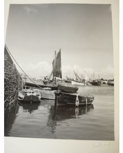 Grande Photographie Finistère CAMARET Le Port BOREL