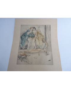 Gravure érotique ancienne