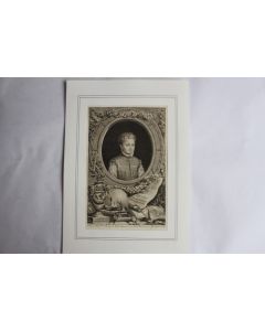 Gravure Henri de Bourbon Prince de Béarn XVIIIe siècle Miger Vincent