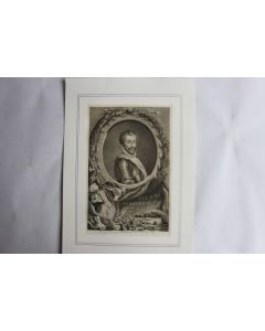 Gravure Henri de Bourbon Prince de Condé XVIIIe siècle Miger