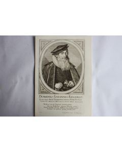 Gravure Johannes Kellerus XVIIe siècle Conrad Meyer Tigurine Zürich