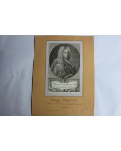 Gravure P.-C. Heidegger Docteur médecine Suisse XVIIIe Tigurine Zürich