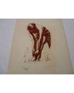 Gravure sur bois Yvonne Heilbronner 1926 