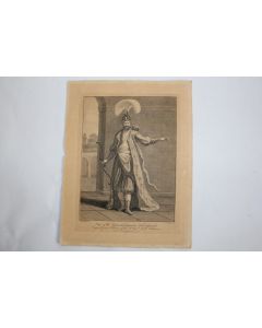 Gravure turque XVIIIe siècle One of the Grand Signior's Foot Guards