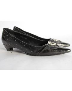 GUCCI Escarpins cuir noir T37