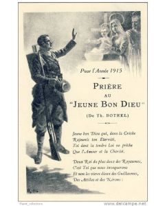 Illustrateur - BOTREL Th. Prière au jeune bon Dieu 1915