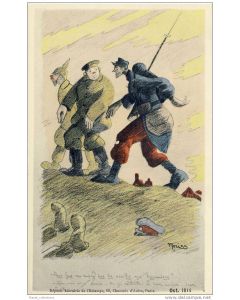 Illustrateur MORISS - Satire Humour Guerre 1914-18
