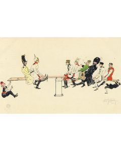 Illustrateur OTTOFAPELLY (Italien) Satire Humour Guerre