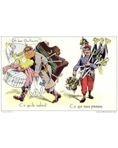 Illustrateur - Satire Guillaume - Guerre 1914-18