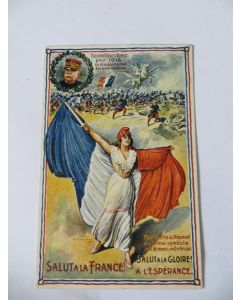 CPA Salut a la Gloire, Salut a la France, A L'Espérance