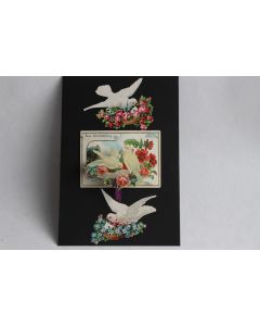 Images chromos dépliant XIXe siècle Colombes