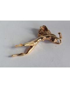 Pendentif design Femme nue Charles Jourdan vintage