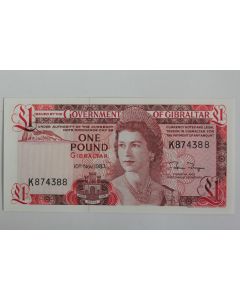 Billet 1 Pound Gibraltar 1975 neuf