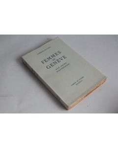 Livre Femmes de Genève Thérèse Pittard