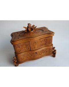 BRIENZ art populaire Suisse coffret à bijoux 1880