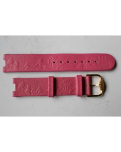 Bracelet pour montre TISSOT cuir rose 19 mm