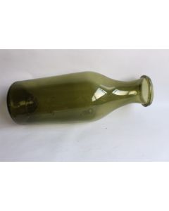 Grosse bouteille en verre soufflé XVIIIe siècle