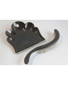 Ramasse miettes asiatique nacre carton bouilli Napoléon III