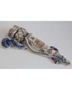 Bouquetière murale faïence Desvres Fourmaintraux