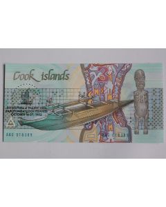 Billet 3 Dollars Îles Cook 6th Festival Pacific Arts 1992 neuf