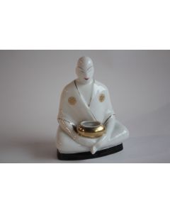 ROBJ Paris Veilleuse Brûle parfum porcelaine art déco 1930